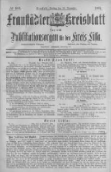 Fraust&auml;dter Kreisblatt. 1887.12.30 Nr102