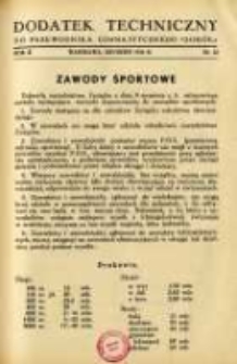 Dodatek Techniczny do Przewodnika Gimnastycznego "Sok&oacute;ł" 1934.12 R.10 Nr12