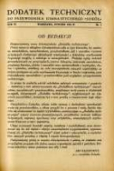 Dodatek Techniczny do Przewodnika Gimnastycznego "Sok&oacute;ł" 1935.01 R.11 Nr1