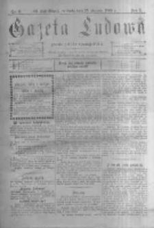 Gazeta Ludowa: pismo polsko-ewangielickie. 1900.01.25 R.5 nr6
