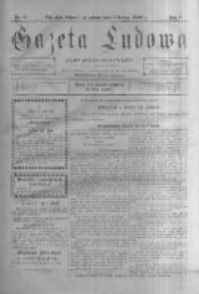 Gazeta Ludowa: pismo polsko-ewangielickie. 1900.02.03 R.5 nr9