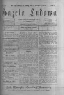 Gazeta Ludowa: pismo polsko-ewangielickie. 1900.04.07 R.5 nr27