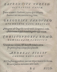 Auleum nuptiale nouelli poetae Academiae Samoscien[sis] contextebant. Anno 1539