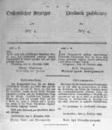 Oeffentlicher Anzeiger zum Amtsblatt No.1 der K&ouml;nigl. Preuss. Regierung zu Bromberg. 1839