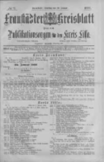 Fraust&auml;dter Kreisblatt. 1888.01.10 Nr3