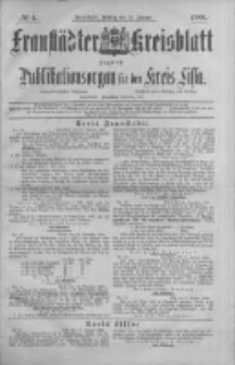 Fraust&auml;dter Kreisblatt. 1888.01.13 Nr4
