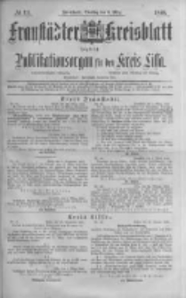 Fraust&auml;dter Kreisblatt. 1888.03.06 Nr19