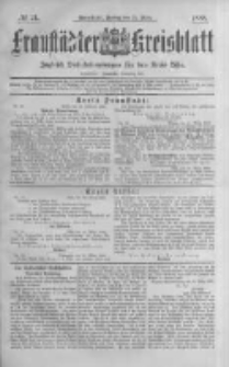 Fraust&auml;dter Kreisblatt. 1888.03.23 Nr24