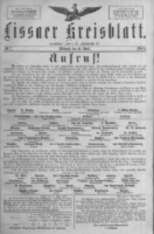 Lissaer Kreisblatt.1888.04.11 Nr3