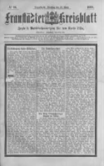 Fraust&auml;dter Kreisblatt. 1888.03.20 Nr23