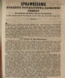 Sprawozdanie Dyrekcyi Towarzystwa Naukowej Pomocy dla Młodzieży Wielkiego Xięstwa Poznańskiego z roku szóstego istnienia Towarzystwa, za czas od Św. Jana 1846. do Św. Jana 1847.