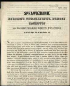 Sprawozdanie Dyrekcyi Towarzystwa Pomocy Naukowej dla Młodzieży Wielkiego Księstwa Poznańskiego za czas od 1 Lipca 1954 do końca Grudnia 1955