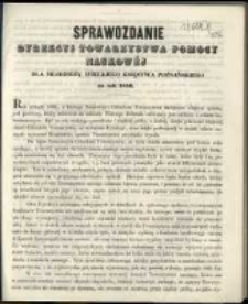 Sprawozdanie Dyrekcyi Towarzystwa Pomocy Naukowej dla Młodzieży Wielkiego Księstwa Poznańskiego za rok 1856