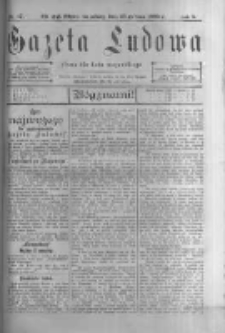 Gazeta Ludowa: pismo dla ludu mazurskiego. 1900.06.23 R.5 nr47