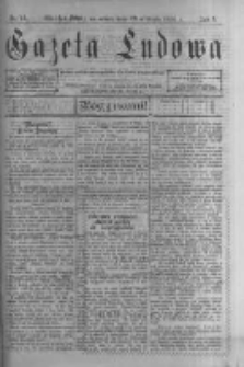 Gazeta Ludowa: pismo polsko-ewangelickie dla ludu mazurskiego. 1900.09.29 R.5 nr74
