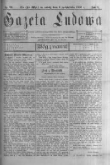 Gazeta Ludowa: pismo polsko-ewangelickie dla ludu mazurskiego. 1900.10.06 R.5 nr76