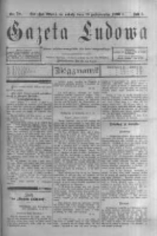 Gazeta Ludowa: pismo polsko-ewangelickie dla ludu mazurskiego. 1900.10.13 R.5 nr78