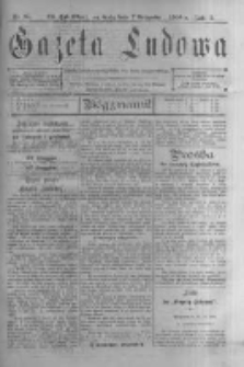 Gazeta Ludowa: pismo polsko-ewangelickie dla ludu mazurskiego. 1900.11.07 R.5 nr85