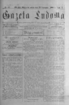 Gazeta Ludowa: pismo polsko-ewangelickie dla ludu mazurskiego. 1900.11.24 R.5 nr90
