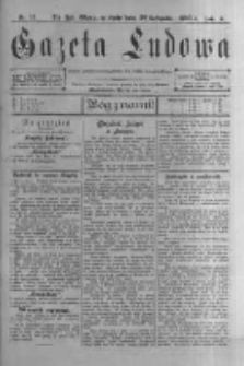 Gazeta Ludowa: pismo polsko-ewangelickie dla ludu mazurskiego. 1900.11.28 R.5 nr91