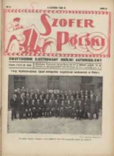 Szofer Polski: dwutygodnik ilustrowany ogólno automobilowy 1926.02.01 R.2 Nr3