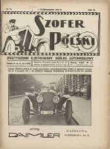 Szofer Polski: dwutygodnik ilustrowany ogólno automobilowy 1926.10.01 R.2 Nr19