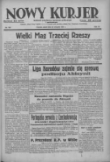Nowy Kurjer: dziennik poświęcony sprawom politycznym i społecznym 1937.08.20 R.48 Nr190
