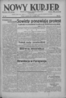 Nowy Kurjer: dziennik poświęcony sprawom politycznym i społecznym 1937.09.09 R.48 Nr207