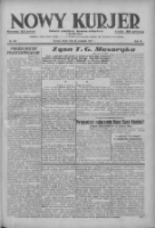 Nowy Kurjer: dziennik poświęcony sprawom politycznym i społecznym 1937.09.15 R.48 Nr212