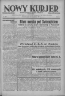 Nowy Kurjer: dziennik poświęcony sprawom politycznym i społecznym 1937.09.24 R.48 Nr220
