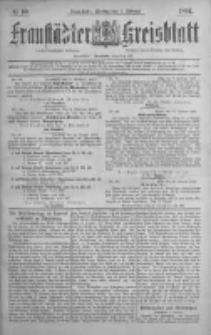 Fraustädter Kreisblatt. 1887.02.04 Nr10