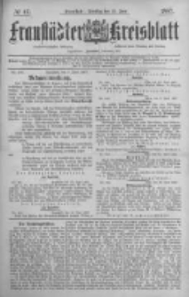 Fraust&auml;dter Kreisblatt. 1887.06.21 Nr47