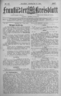 Fraustädter Kreisblatt. 1887.06.21 Nr47