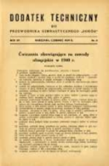 Dodatek Techniczny do Przewodnika Gimnastycznego "Sokół" 1939.06 R.15 Nr6