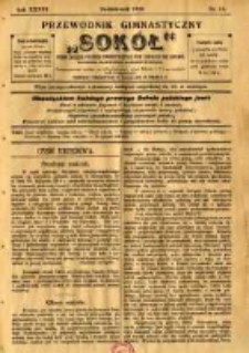 Przewodnik Gimnastyczny "Sokół": organ Związku Polskich Gimnastycznych Towarzystw Sokolich we Lwowie 1919.10 R.36 Nr10