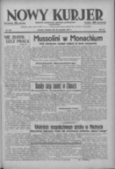 Nowy Kurjer: dziennik poświęcony sprawom politycznym i społecznym 1937.09.26 R.48 Nr222