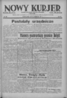 Nowy Kurjer: dziennik poświęcony sprawom politycznym i społecznym 1937.10.15 R.48 Nr238