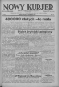 Nowy Kurjer: dziennik poświęcony sprawom politycznym i społecznym 1937.11.03 R.48 Nr253