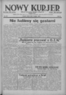 Nowy Kurjer: dziennik poświęcony sprawom politycznym i społecznym 1937.11.09 R.48 Nr258