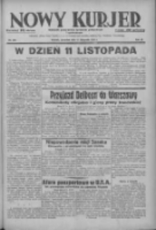 Nowy Kurjer: dziennik poświęcony sprawom politycznym i społecznym 1937.11.11 R.48 Nr260