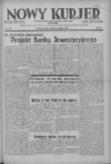 Nowy Kurjer: dziennik poświęcony sprawom politycznym i społecznym 1937.11.21 R.48 Nr268