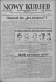 Nowy Kurjer: dziennik poświęcony sprawom politycznym i społecznym 1937.11.26 R.48 Nr272