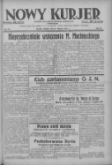 Nowy Kurjer: dziennik poświęcony sprawom politycznym i społecznym 1937.11.28 R.48 Nr274
