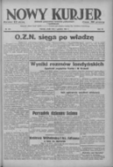 Nowy Kurjer: dziennik poświęcony sprawom politycznym i społecznym 1937.12.01 R.48 Nr276