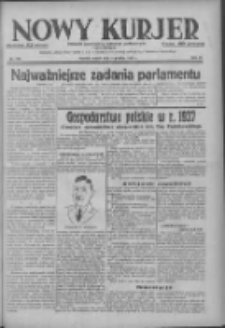 Nowy Kurjer: dziennik poświęcony sprawom politycznym i społecznym 1937.12.03 R.48 Nr278