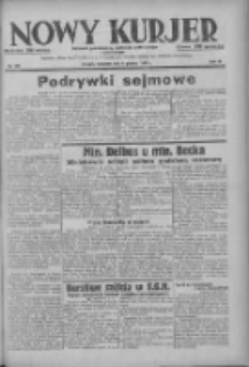 Nowy Kurjer: dziennik poświęcony sprawom politycznym i społecznym 1937.12.05 R.48 Nr280