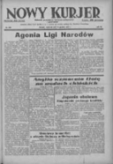Nowy Kurjer: dziennik poświęcony sprawom politycznym i społecznym 1937.12.16 R.48 Nr288