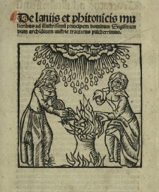 De lamiis et phitonicis mulieribus