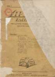 Strażnica Zachodnia: miesięcznik poświęcony sprawom kresów zachodnich 1922 marzec R.1 Nr1