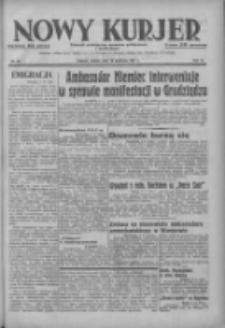 Nowy Kurjer: dziennik poświęcony sprawom politycznym i społecznym 1937.04.10 R.48 Nr82